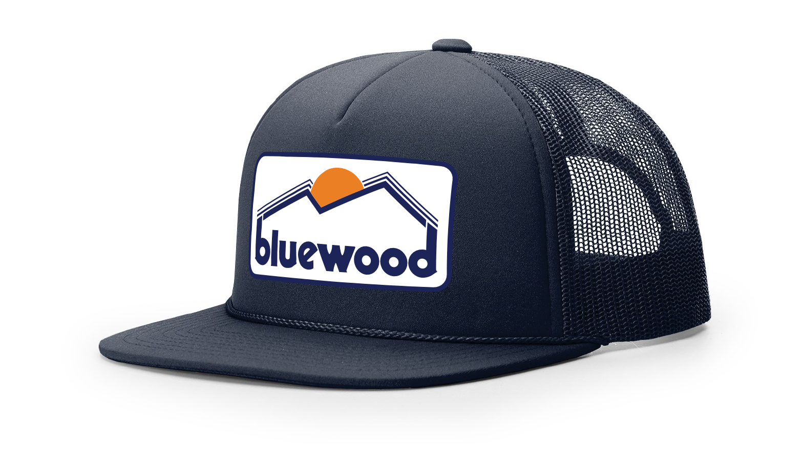 Bluewood Old School Logo Foam Trucker Hat