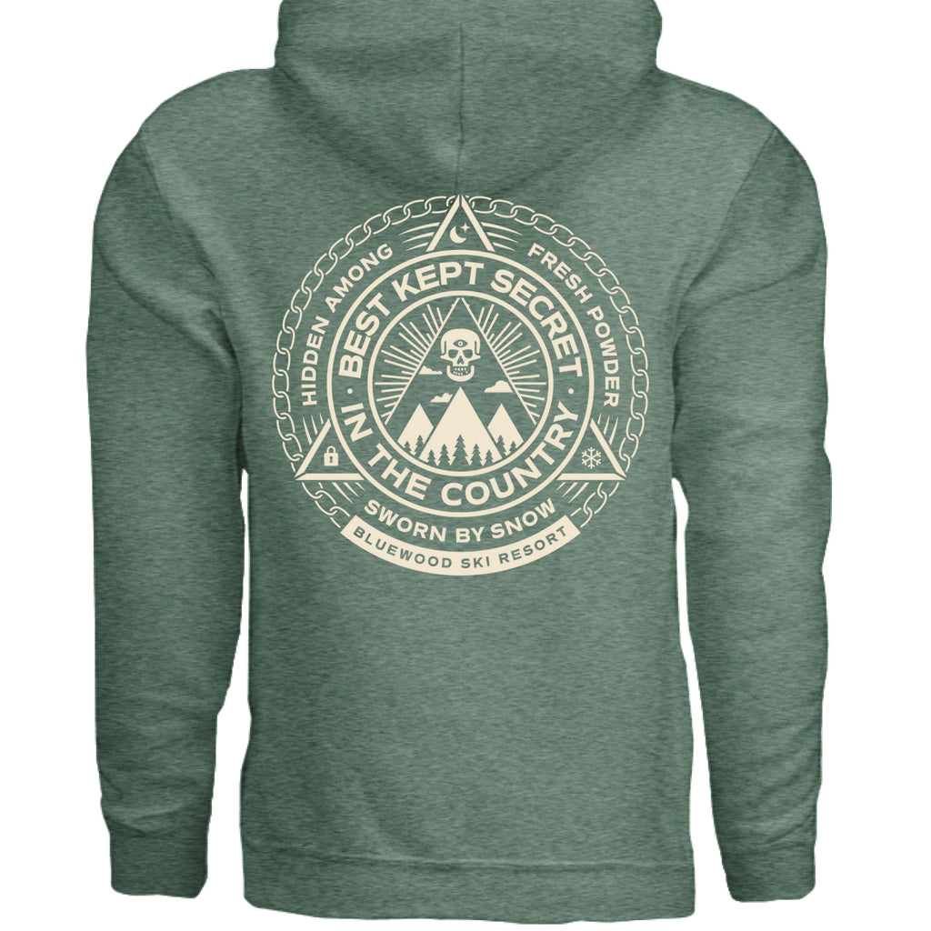 Heather Sport Dark Green - BACK